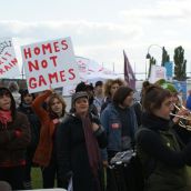 Spirit Train Protest in Montreal