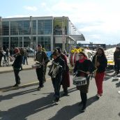 Spirit Train Protest in Montreal